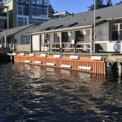 New bumpers and wave deflector on Lake Union home