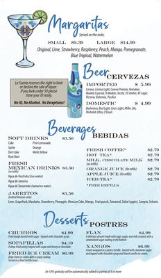 Menu photo 2 La Fuente Seafood Ypsilanti, MI Menu photo 2 La Fuente Seafood Ypsilanti, MI