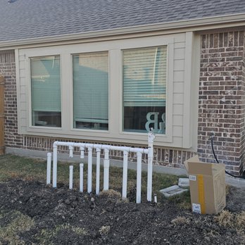 Fort Worth Pool - Who puts the pool equipment in front of windows? - Landscaping Near Me - Fort Worth, Texas