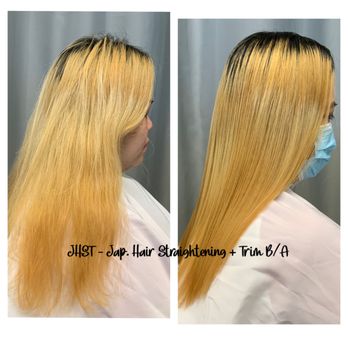 Endless Creations Salon - JHST - Japanese Hair Straightening | Whole Head + Trim before & After. - Hair Salons Near Me - Chandler, Arizona Endless Creations Salon - JHST - Japanese Hair Straightening | Whole Head + Trim before & After. - Hair Salons Near Me - Chandler, Arizona
