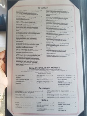 Menu photo 8 Cafe Mimosa Rohnert Park, CA Menu photo 8 Cafe Mimosa Rohnert Park, CA