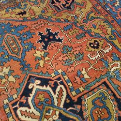 Baseer Oriental Rugs - Antique handwoven Persian Herize 7x10 on sale now.