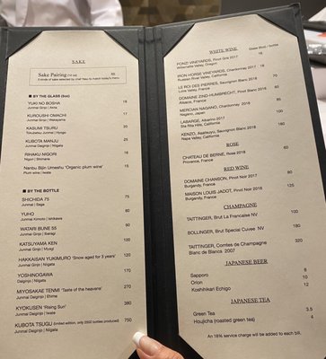 Menu photo 3 Yasu Beverly Hills Beverly Hills, CA Menu photo 3 Yasu Beverly Hills Beverly Hills, CA