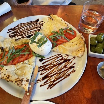 Pizzicletta - Burrata and Warm Olives - Pizza Near Me - Flagstaff, Arizona