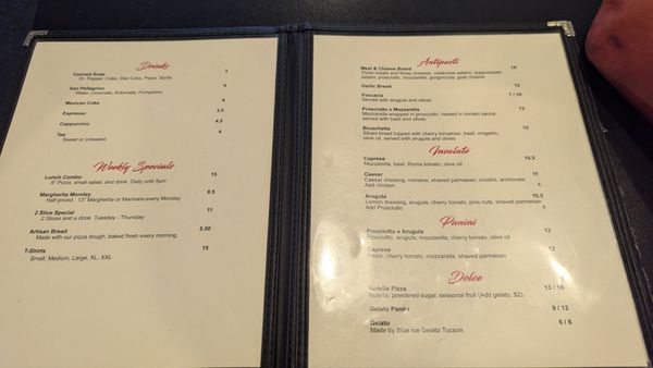 Menu photo 5 Fiamme Pizza Tucson, AZ