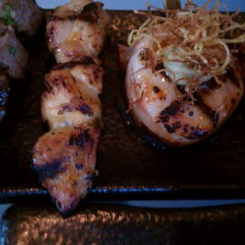 Union - Beef, chicken and scallop kushiyaki...yum! - Japanese Near Me - Chicago, Illinois
