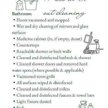 Cleaning Grace - What's included in a move-in and move-out cleaning: Bathroom - Home Cleaning Near Me