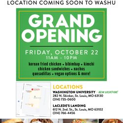 Kimchi Guys - Washington University - Opening on Friday, October 22nd!