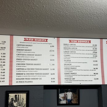 FatCat Fish & Grill - All menu - Seafood Near Me - Amarillo, Texas
