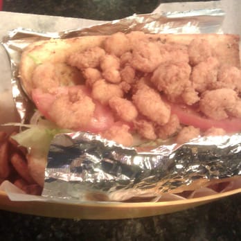 Hank's Cajun Crawfish - shrimp poboy! - Cajun/Creole Near Me - Houston, Texas