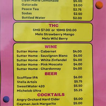 Swing ATL - Drink Menu - Mini Golf Near Me - Fairburn, Georgia