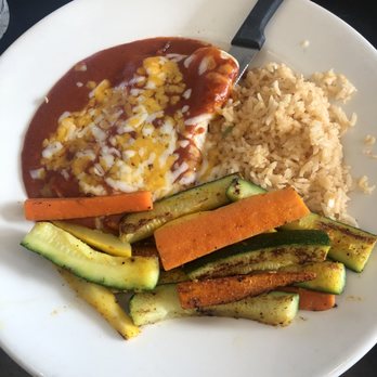 El Gringo Mexican Restaurant - Cheese enchiladas with rice and veggies - Mexican Near Me - El Segundo, California