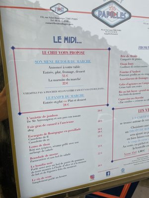 Menu photo 2 Les Papilles Paris, 75