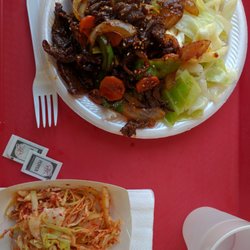 Panda Chinese Food - Teriyaki beef on rice