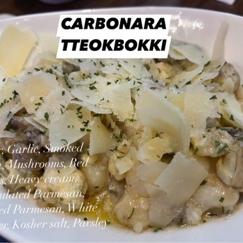 Anytime Kitchen  - Carbonara TTEOKBOKKI - Korean Near Me - New York, New York