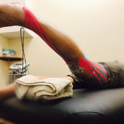 Theramotion Physical Therapy - Bayside - Taping done by Dr. Sung