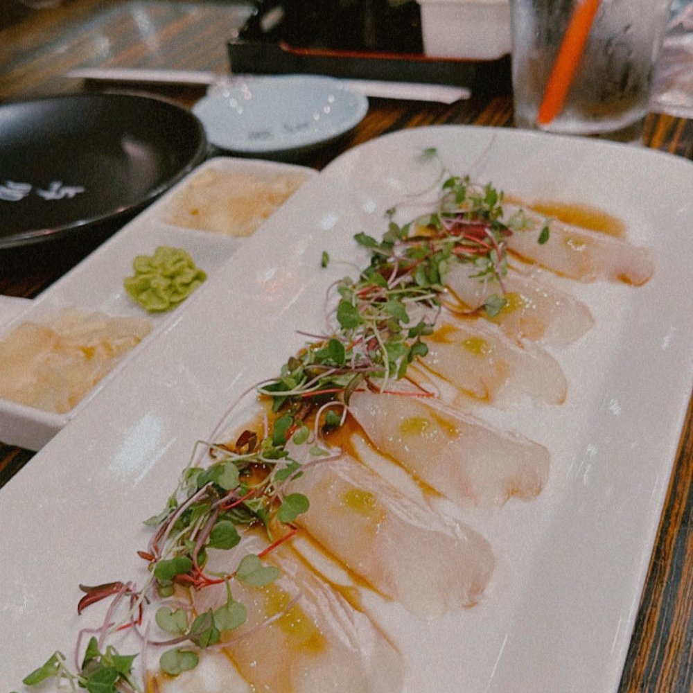 Yosuke Sushi - Y12. Halibut Carpaccio - Japanese Near Me - Anaheim, California Yosuke Sushi - Y12. Halibut Carpaccio - Japanese Near Me - Anaheim, California