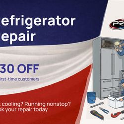 Pro Appliance Repair - Refrigerator repair in Marietta for not cooling or leaks. Same day service with certified technicians and reliable results.