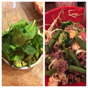 Genghis Grill - A before and after shot! - Mongolian Near Me - Moore, Oklahoma Genghis Grill - A before and after shot! - Mongolian Near Me - Moore, Oklahoma