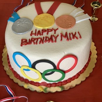 Angela's Bakery & Deli - Olympic-themed Birthday Cake - Another delicious dessert from Angela's Bakery. - Bakeries Near Me - Moore, Oklahoma