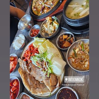 Woomiok - Braised pork belly Side dishes Oxtail soup Seafood pancake - Korean Near Me - San Diego, California Woomiok - Braised pork belly Side dishes Oxtail soup Seafood pancake - Korean Near Me - San Diego, California
