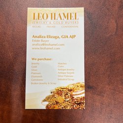 Leo Hamel Jewelry Buyers - Oceanside - Thank you for helping Analiza sell my gold :)