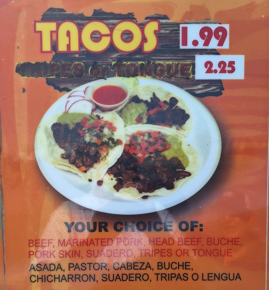 TACO’S EL CHALO Updated July 2024 2349 South Lincoln, Jerome, Idaho Tacos Restaurant