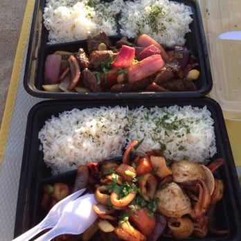 El Huarique - Lomo saltado and seafood rice - Peruvian Near Me - Venice, California