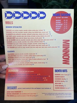 Menu photo 4 Minnow Phoenix, AZ