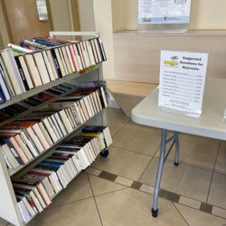 Hagen Ranch Road Branch Library - Donated books that are for sale