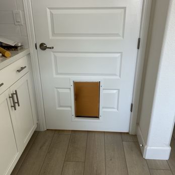 Fix-it Alex - Doggie door in door - Handyman Near Me Fix-it Alex - Doggie door in door - Handyman Near Me