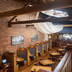 Upstairs overlooking the dining area.