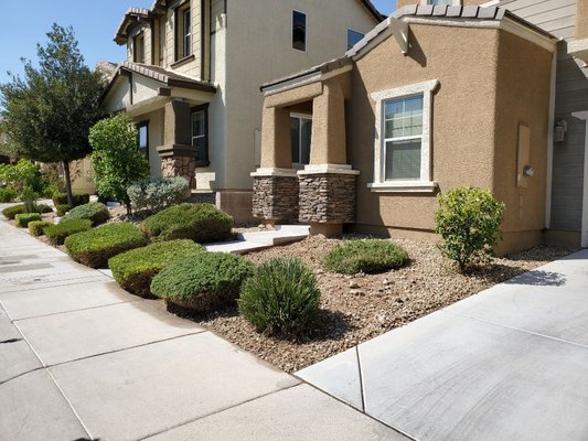 Landscaping Needs - 702-806-0640 - When it comes to maintaining your property in impeccable condition and making a lasting impression on your guests, look no further than our landscape maintenance services. At Bullseye Outdoor Services, LLC, we're your trusted landscape maintenance specialists. We understand that achieving a picture-perfect garden and maintaining it demands time and effort. You deserve to focus on your daily activities, so rely on our team of experts to deliver flawless results. Whether it's applying mulch, fertilizing your soil, or trimming your shrubs, we'll keep your outdoor spaces stunning year-round
Multiple Options for Your Convenience:
Tailored Packages to Suit Your Needs
We offer a range of package options that are customized to the specific requirements of your property. This allows us to arrange ongoing landscape maintenance, ensuring your yard remains in pristine condition throughout the year.
Our services can be scheduled as follows:
Spring and fall yard cleanups
Annual tree trimming services
Routine irrigation maintenance
Recurring landscape maintenance Landscaping Needs - 702-806-0640 - When it comes to maintaining your property in impeccable condition and making a lasting impression on your guests, look no further than our landscape maintenance services. At Bullseye Outdoor Services, LLC, we're your trusted landscape maintenance specialists. We understand that achieving a picture-perfect garden and maintaining it demands time and effort. You deserve to focus on your daily activities, so rely on our team of experts to deliver flawless results. Whether it's applying mulch, fertilizing your soil, or trimming your shrubs, we'll keep your outdoor spaces stunning year-round
Multiple Options for Your Convenience:
Tailored Packages to Suit Your Needs
We offer a range of package options that are customized to the specific requirements of your property. This allows us to arrange ongoing landscape maintenance, ensuring your yard remains in pristine condition throughout the year.
Our services can be scheduled as follows:
Spring and fall yard cleanups
Annual tree trimming services
Routine irrigation maintenance
Recurring landscape maintenance