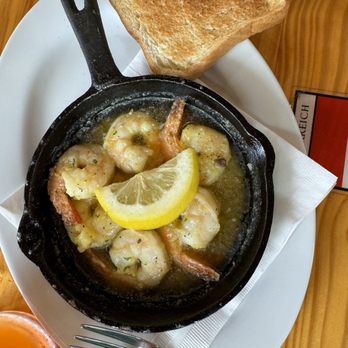 Bodensee Restaurant - Garlic shrimp...so good! Ask for extra bread so you wan soak up the leftover garlic butter. - German Near Me - Helen, Georgia