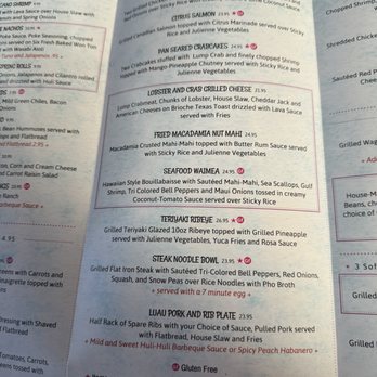 Beachcombers Tiki Hut - Menu as of May 2024 - Seafood Near Me - Kill Devil Hills, North Carolina