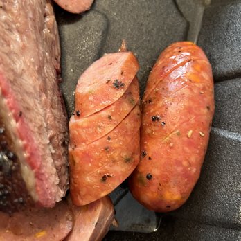 Caldwell County BBQ - Faves: Prime Brisket. Fatty. Moist. $32 pound. Deeelish!!!!!!! Sausage $6.50. Oct 2022. - Barbeque Near Me - Gilbert, Arizona
