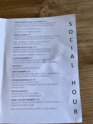 Menu photo 6 200 Social House Bernalillo, NM