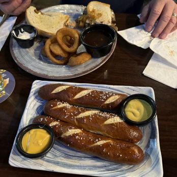 Stubborn Mule - Appetizer: Pretzel sticks. Absolutely delicious. - American Near Me - San Dimas, California