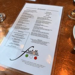 Fratelli - Menu