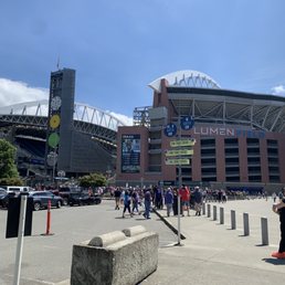 Exterior outside entrance of Lumen Field - Seattle, Washington Exterior outside entrance of Lumen Field - Seattle, Washington