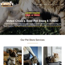Chico Web Design - https://trailblazerpetsupply.com