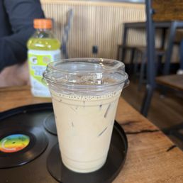 Iced vanilla latte Iced vanilla latte