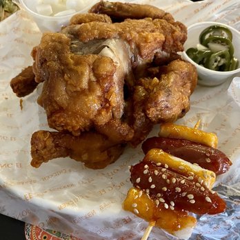 Ttobongee Chicken - Whole fried chicken ($15.99) with sodduk sodduk skewer. Jan 2022 - Korean Near Me - Sacramento, California Ttobongee Chicken - Whole fried chicken ($15.99) with sodduk sodduk skewer. Jan 2022 - Korean Near Me - Sacramento, California