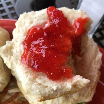 Biscuits Cafe - Biscuit with strawberry jam - Breakfast & Brunch Near Me - Lake Oswego, Oregon