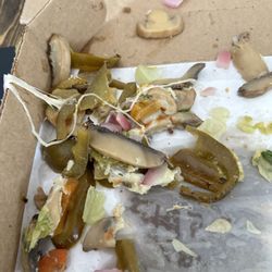 Fat Angelo's Pizzeria - Wet raw vegetables