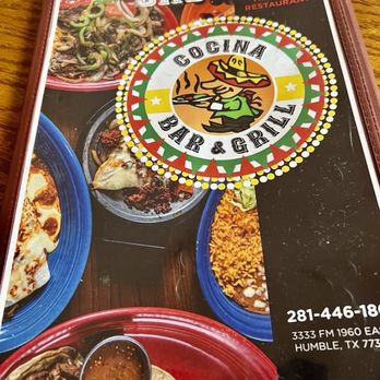 Sabino’s Mexican Cocina - Menu - Mexican Near Me - Humble, Texas