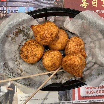 Pot on Fire - Chino, CA - fried stuffed fish ball (roe stuffed fish ball) = $5.95 - Hot Pot Near Me - Chino, California