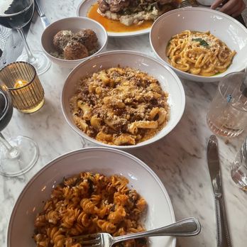 Prima - Carbonara, spicy picci, fusilli alla vodka, chicken scarpariello, and truffle arancini - Wine Bars Near Me - Boston, Massachusetts Prima - Carbonara, spicy picci, fusilli alla vodka, chicken scarpariello, and truffle arancini - Wine Bars Near Me - Boston, Massachusetts