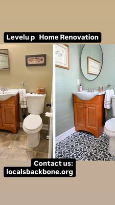 Levelup Home Renovation Logo