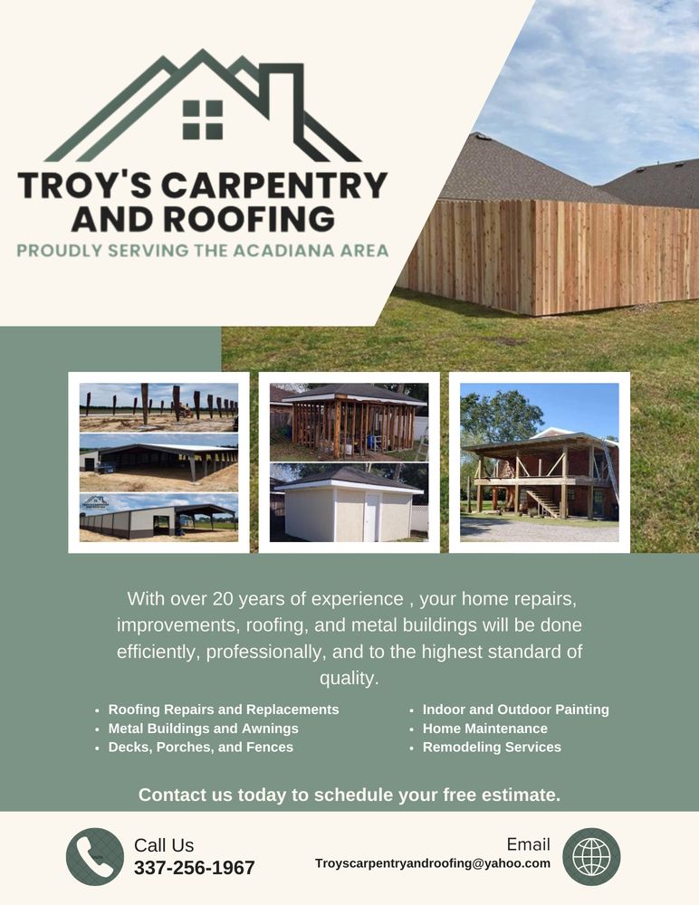 Slide of Troy’s Carpentry And Roofing